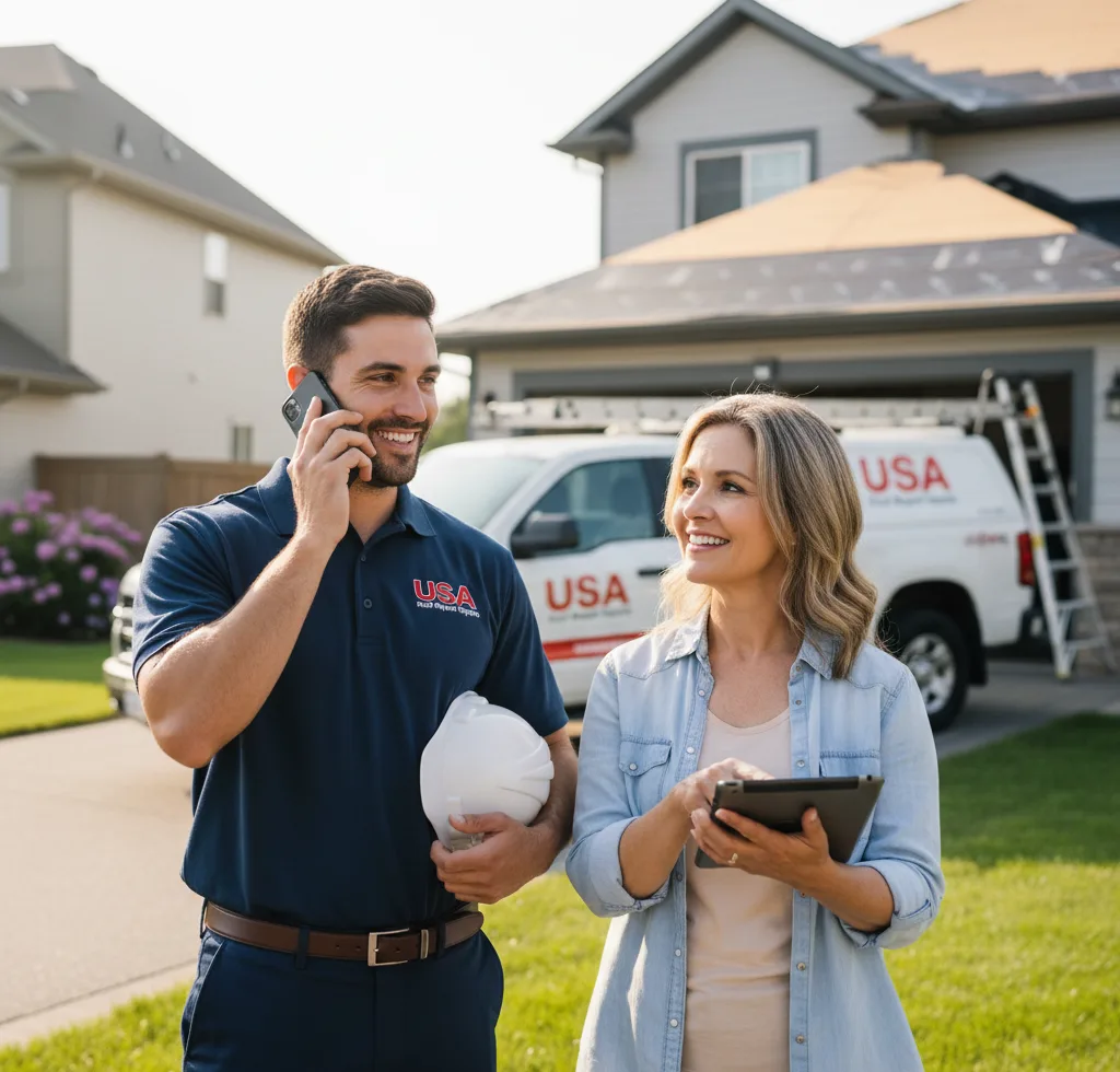 USA Roof Repair Experts customer support in Vincentown